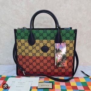 BRAND NEW GUCCI TOTE - MULTICOLOR
